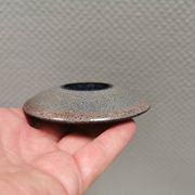 Little ceramic tea-light holder, made by M, Denmark, 1990s