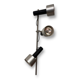 Three-armed metal floor lamp