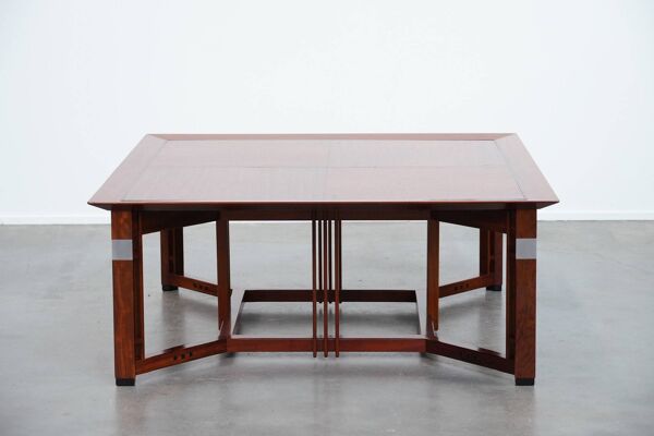 Belle et grande table basse carrée Art Déco