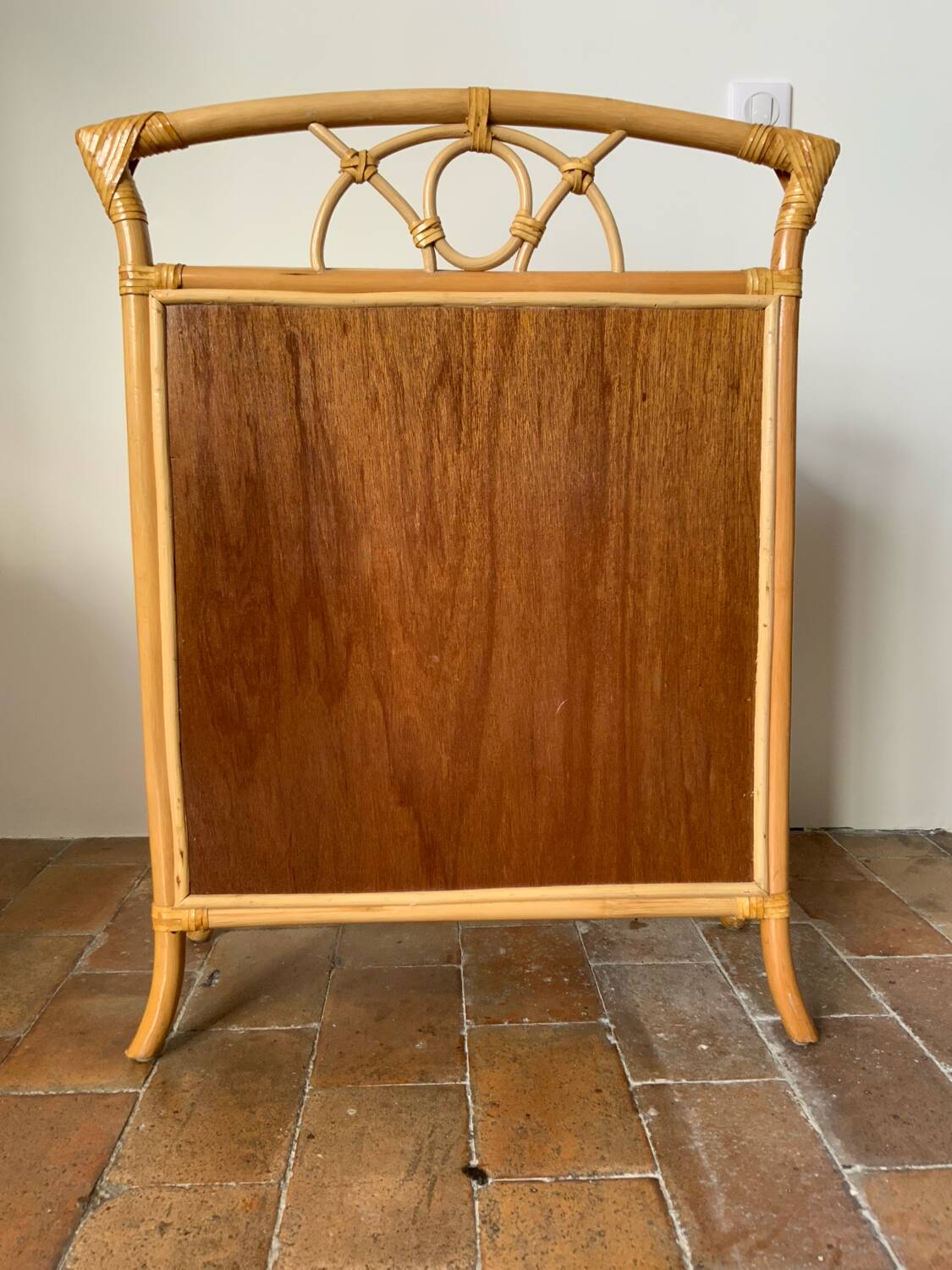 Vintage rattan sideboard