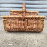 Wicker log basket 1970