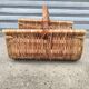 Wicker log basket 1970
