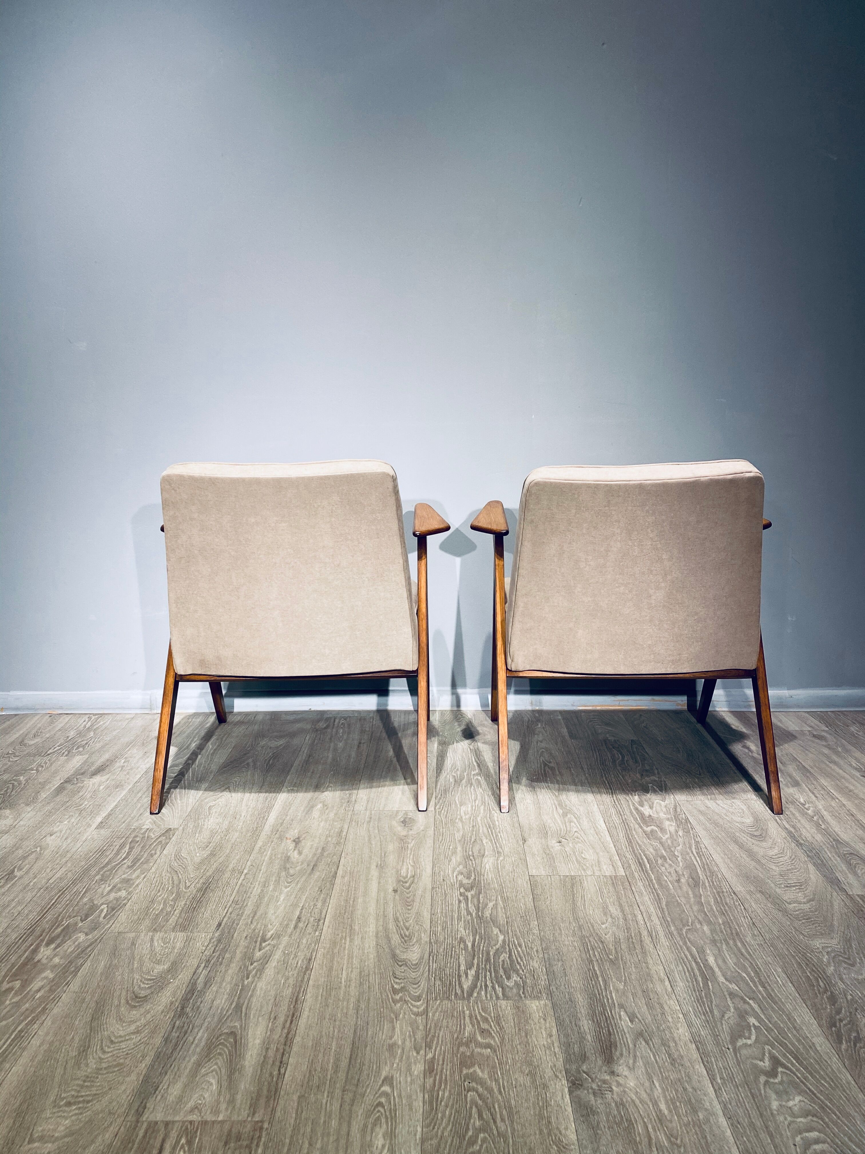Pair of armchairs "Bunny" Proj. Józef Chierowski "Bunny" 1960'