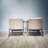 Pair of armchairs "Bunny" Proj. Józef Chierowski "Bunny" 1960'