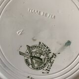 Iron earth dessert plates Moulins des loups Violetta