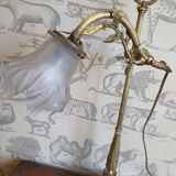 Watchmaker's lamp in bronze late nineteenth early twentieth century
