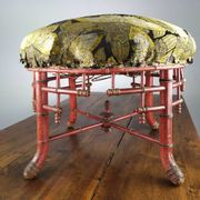 Napoleon III bamboo pouf