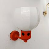 Space Age orange wall lamp 1970