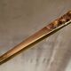 Paper cup with plant decoration in bronze early twentieth signed E. Famin