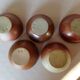Set of 5 bowls in glazed stoneware size 00