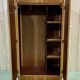 English 1960s student cabinet in elm magnifying glass