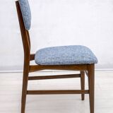 Six of Edmondo Palutari for Dassi Mid-Century Italian Teak Dining Chairs,50