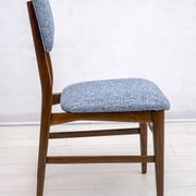 Six of Edmondo Palutari for Dassi Mid-Century Italian Teak Dining Chairs,50