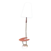 Vintage 1960s floor lamp with shelf
