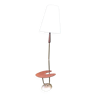 Floor lamp with vintage shelf from the 60s