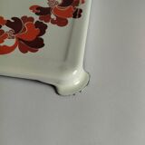 Vintage 70s patterned metal trivet