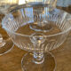 5 crystal champagne glasses