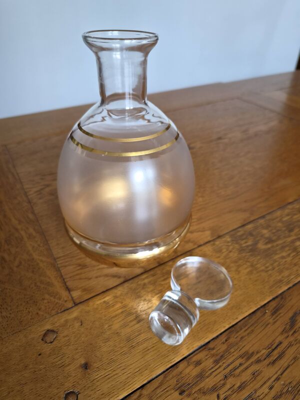 Carafe à liqueur ancienne Art Déco / 1950