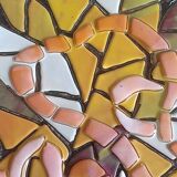 Murano - glass marquetry bowl "Omaggio a Gaudi"