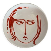 Salad bowl or deep dish, handmade. Nicola Fasano.