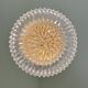Vintage moulded glass wall or ceiling light globe (PLAF40)