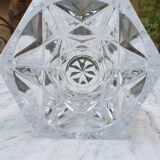 Hexagonal crystal vase from Arques