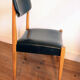 Set of 4 vintage Scandinavian "self" chairs