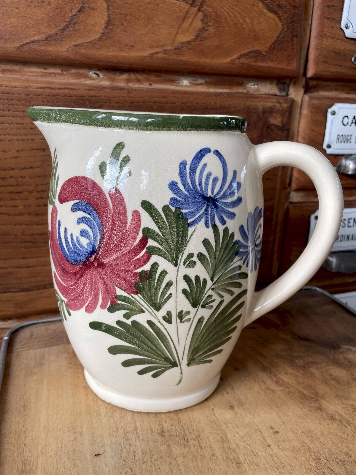 Saint-Clément oval pitcher Height 18.5 cm