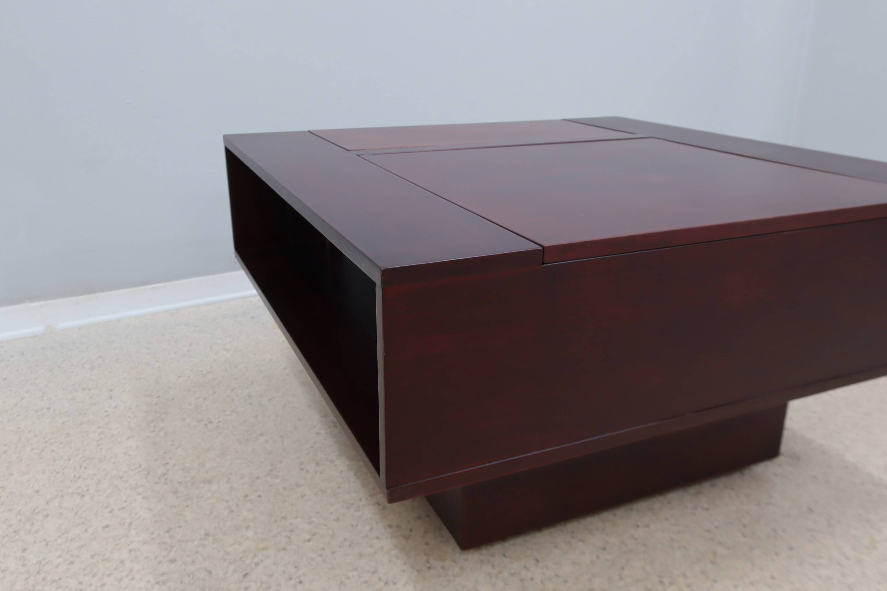 Table basse desserte vintage modulable avec bar 1960