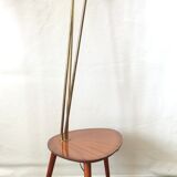 Floor lamp table