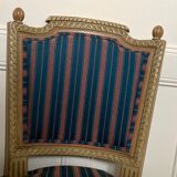 Old louis XVI style chair patinated wood