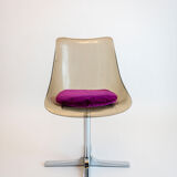 Couple of tulip chairs in plexiglas