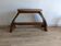 Old church organ bench in Art Nouveau style made of solid oak.