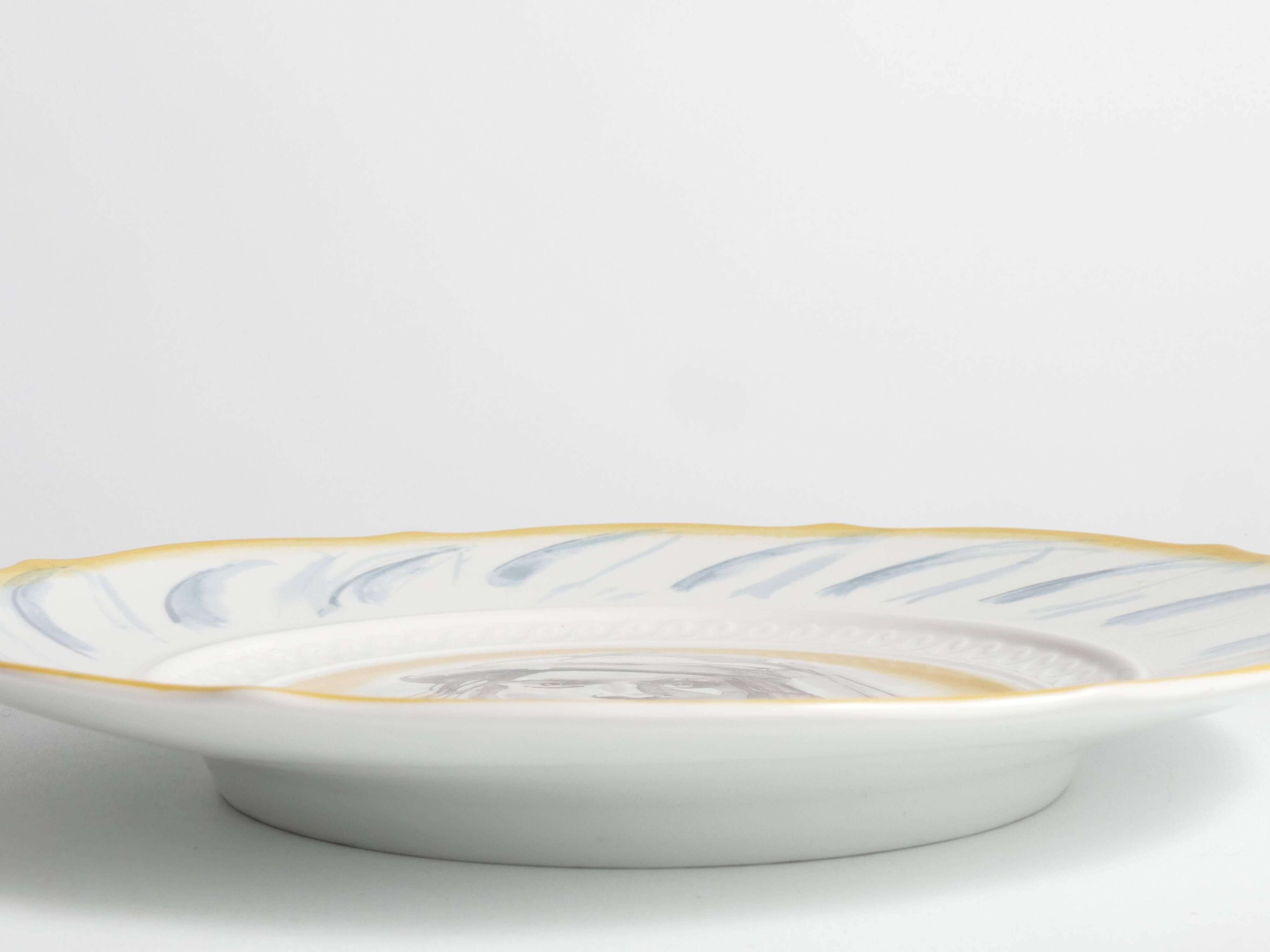 “Lorenzo il Magnifico” Wall Plate by Luciano Guarnier for Richard Ginori, Italy