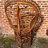 Emmanuelle rattan armchair