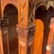 Walnut Cabinet with Marble Inlays Renaissance Style