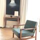 Olive heather BZ armchair