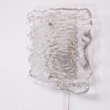 Peil & Putzler Chrystal wall lamp with Glass Shade, 1960s, Germany