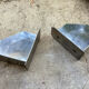 Pair of vintage industrial style metal bookends
