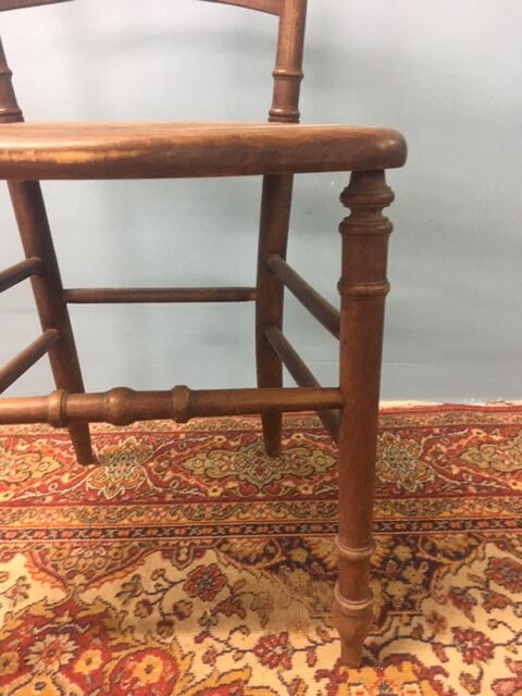 Old carving wooden bedroom chair