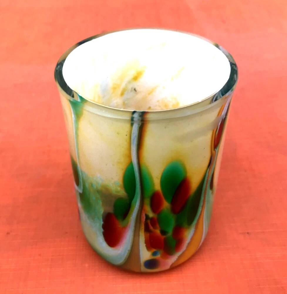 Multicolored Glass/Water Cup