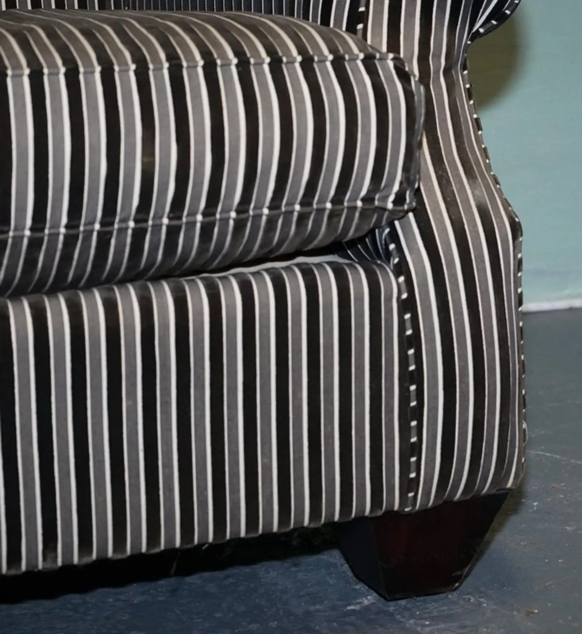 Vintage Striped Chair by Ralph Lauren for Henredon