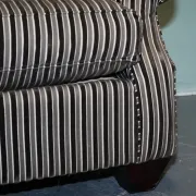 Vintage Striped Chair by Ralph Lauren for Henredon