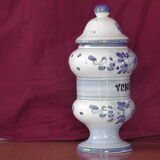 Pot d'apothicaire pharmacie en faience