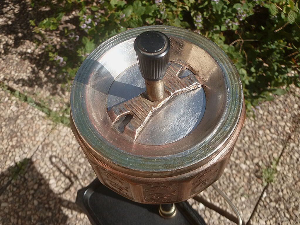 Vintage standing ashtray
