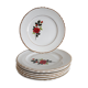 7 dessert plates Moulin de Loups model Bologna