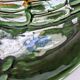 Vintage green ceramic duck dish, pocket tray or soap holder.
