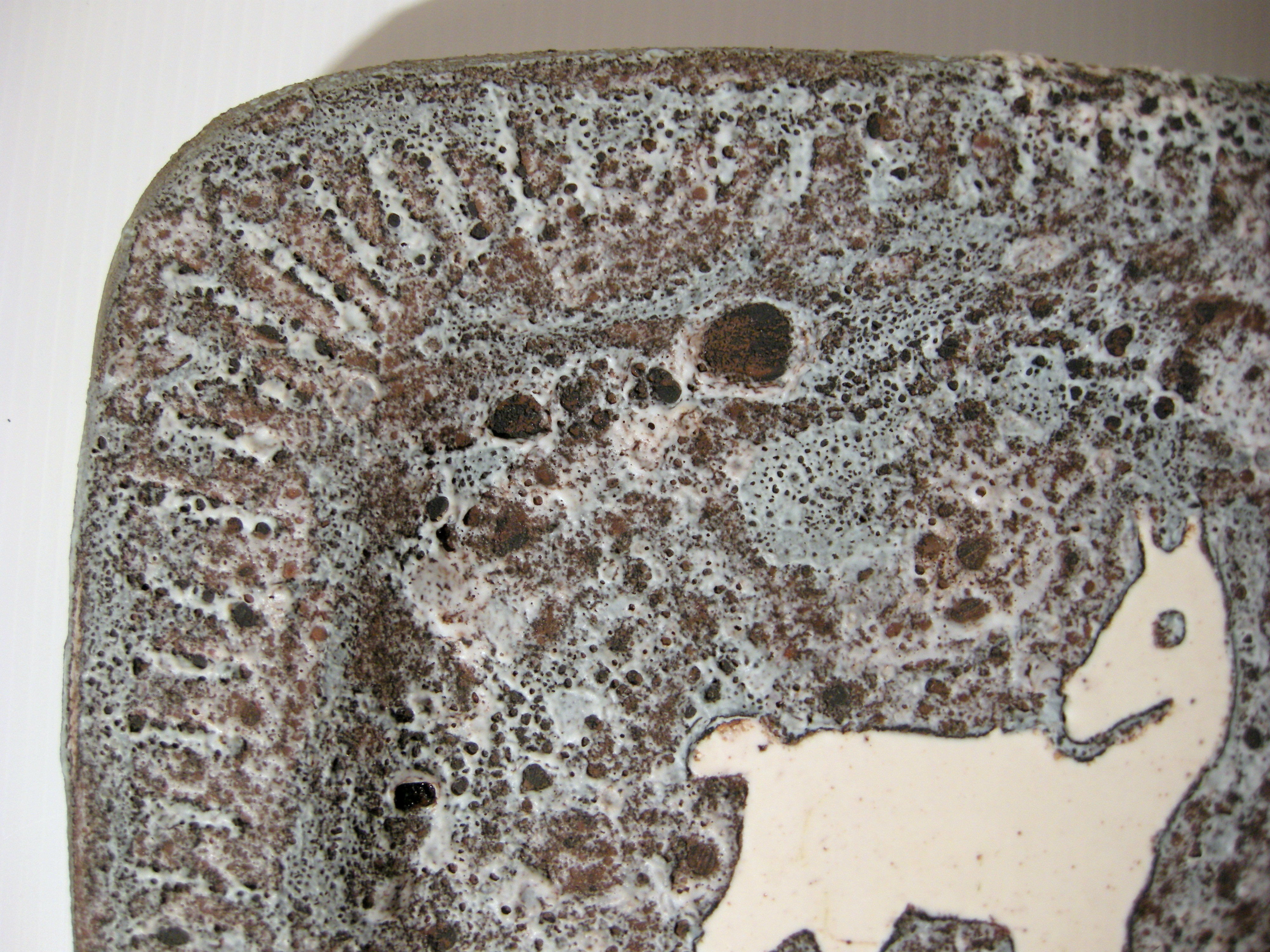 Vintage ceramic wall decoration 1960