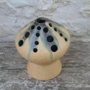 Pique fleurs vintage Poterie Accolay signé
