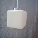 Square glass ceiling lamp